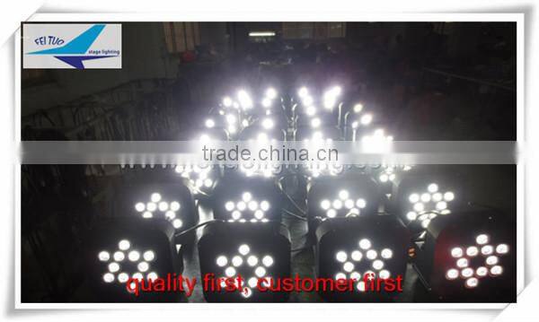 4IN1 12pcs 10w RGBW wireless flat led par light