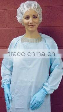 disposable non-woven isolation gown