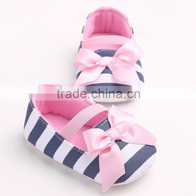 Hot sale bow fancy cute baby dress shoes