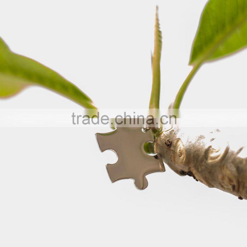 Alibaba Hotselling Stainless Steel Jewelry Puzzle Piece Pendant