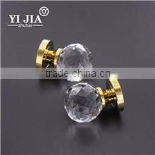 zinc alloy glass crystal drawer knob and handles