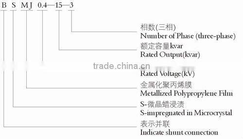 Round 500V Low Voltage Self-healing Shunt Capacitor