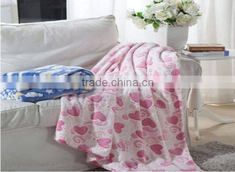 2015 Top quality Alibaba china Knitted microfiber blanket
