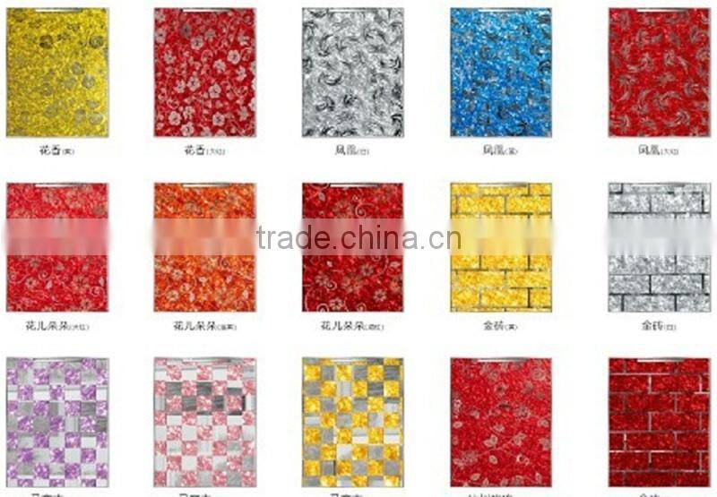 ice flower glass for kitchen cabinet door glass