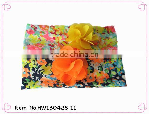 2014 hot sale cheap custom printed elastic headbands