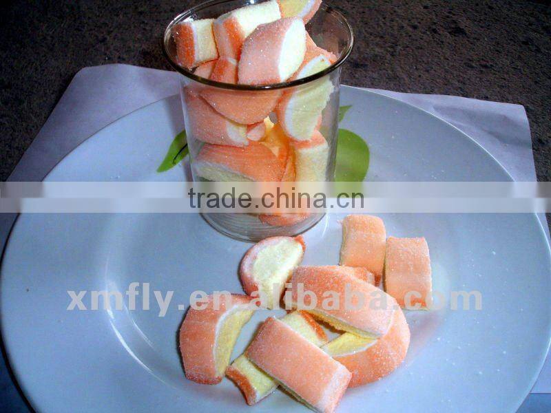 halal long twist marshmallow candy