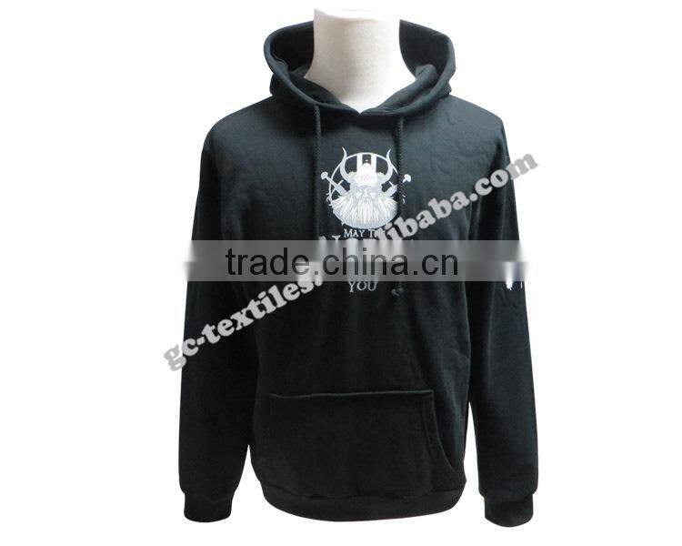 Customized Printed Fleece Hoodies/ Sweatshirts/ Hooded Sweater with emb on left arm