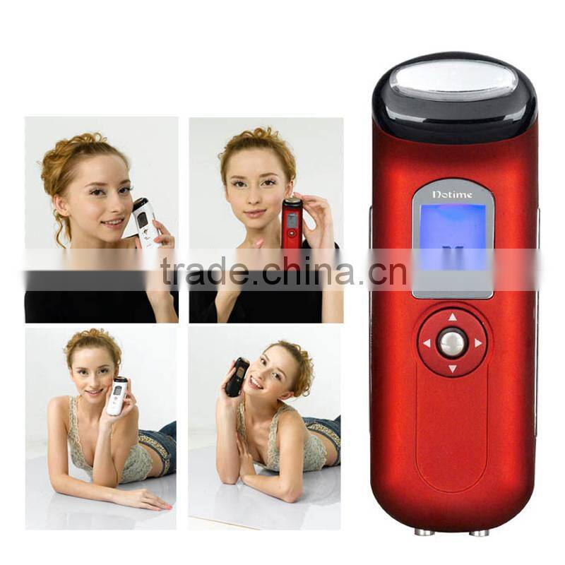 Galvanic ionic skin tightening and anti aging treatment beauty device
