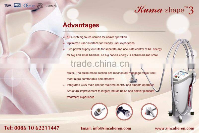 Kumashape body slimming / weight loss equipment / body contouring machine