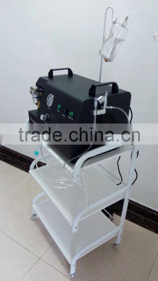 Oxygen sprayer and jet peel beauty salon equipment (with CE)