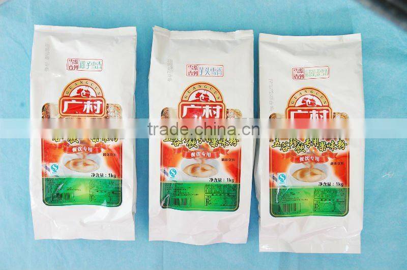 Sesame oatmeal powder for hot drink
