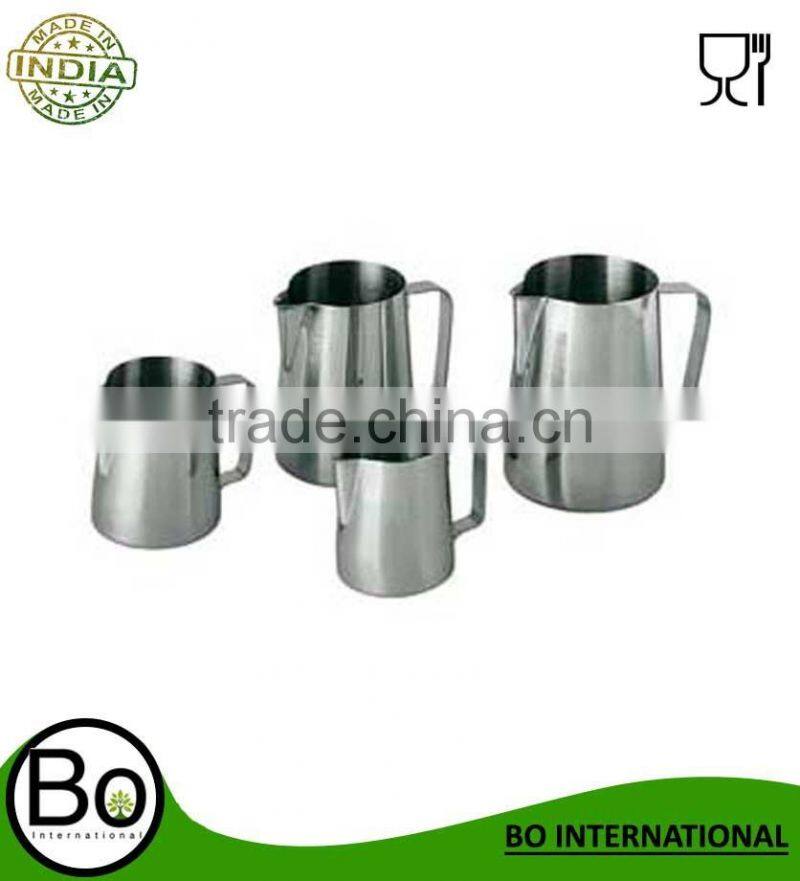 Stainless steel 18/8 milk pitcher SGS FDA wholesale milk pitcher