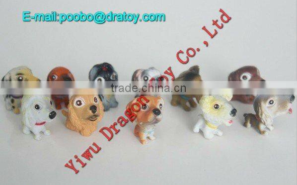 Plastic animal figure toys, cartoon figure toys