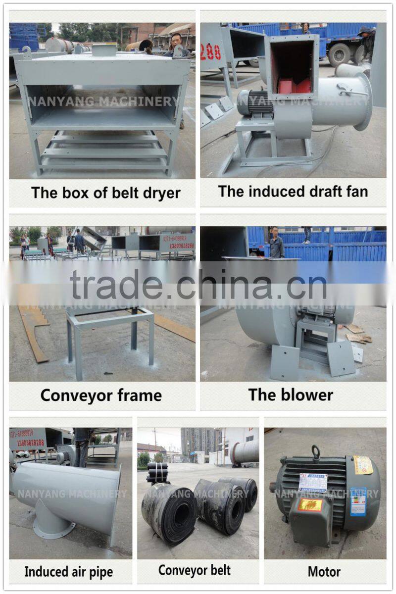 Nanyang manufacturer directly supplying latest and hot cleaning air continuous medlar mesh belt dryer