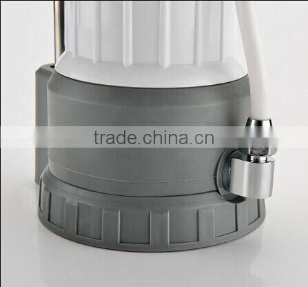 Countertop household water filter for kitchen use with faucet