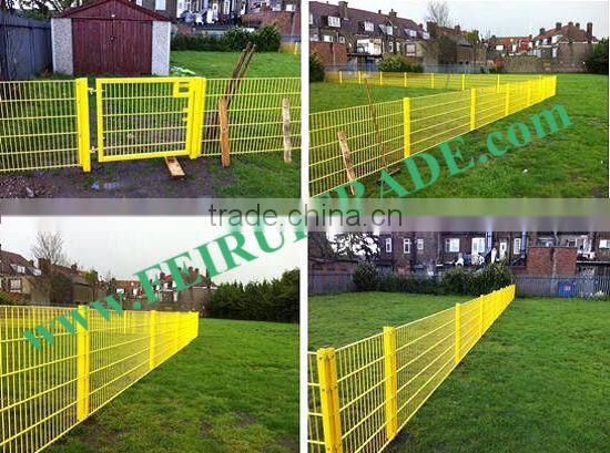 Twin wire mesh fencing with Mesh size 200mm x 50mm