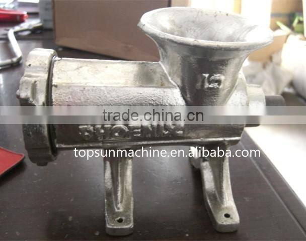 high quality commercial tinned manual meat mincer no. 32