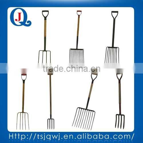 Farm and garden fork JQ101-5-JP with wooden handle