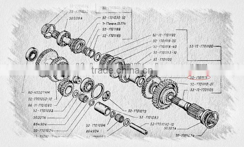 GAZ gear 52-1701111