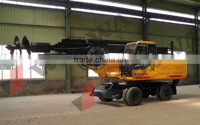 Hot sale GNLW360 wheel rotary drilling rig