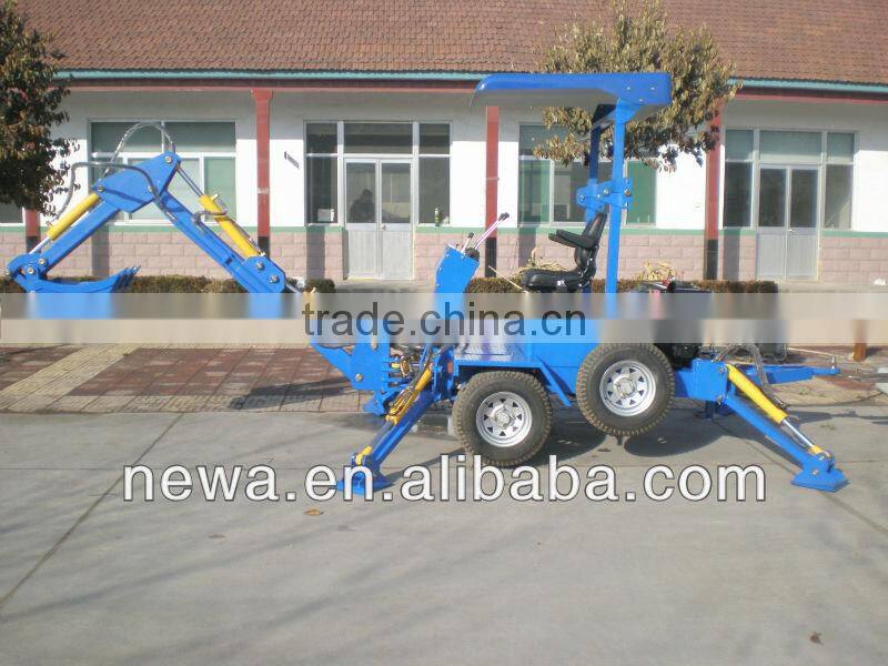 farm machinery mini backhoe towable backhoe
