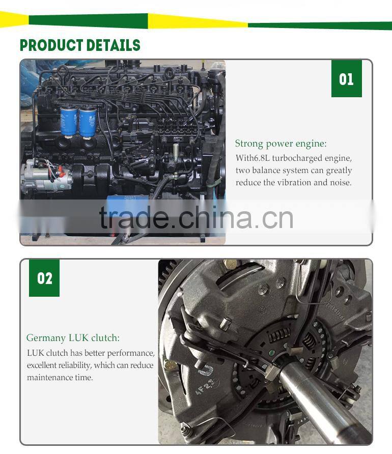 WHEELED TRACTOR BOTON BTD1204 120hp 4WD with DEUTZ engine and cabin