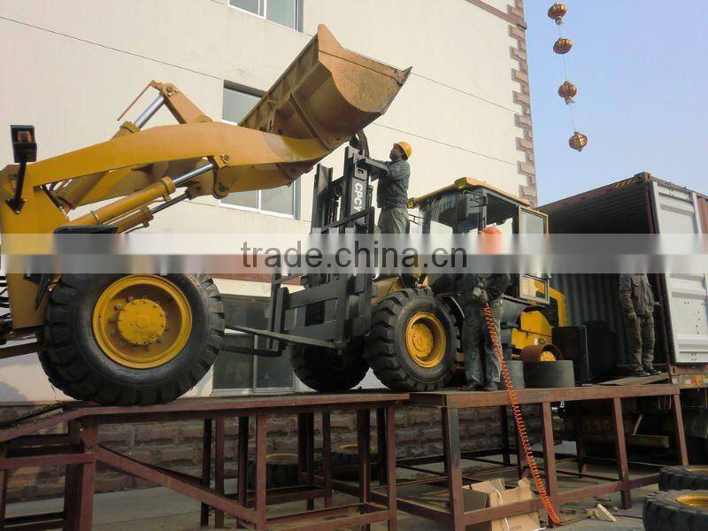 5000kg Rough Terrain forklift with CE mark