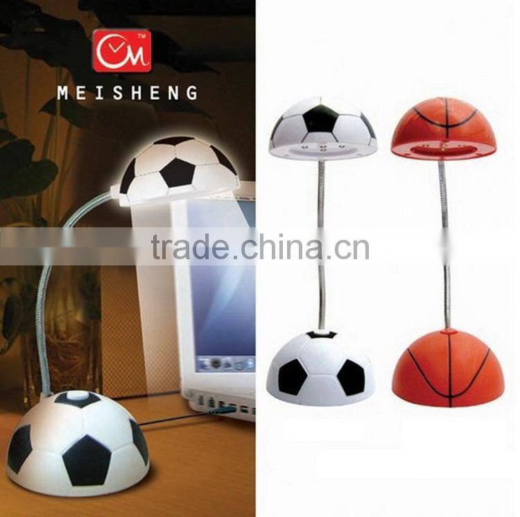 creative ball game series football basketball folding charging table lamps