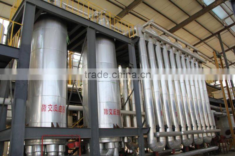 5-100TPD used cooking oil/waste vegetable oil/palm oil to make biodiesel equipment, high oil yield biodiesel plant,