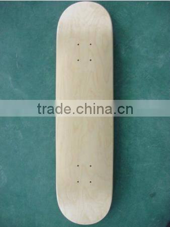 7.5" * 31.375" canadian maple 7 ply blank skateboard decks blanks