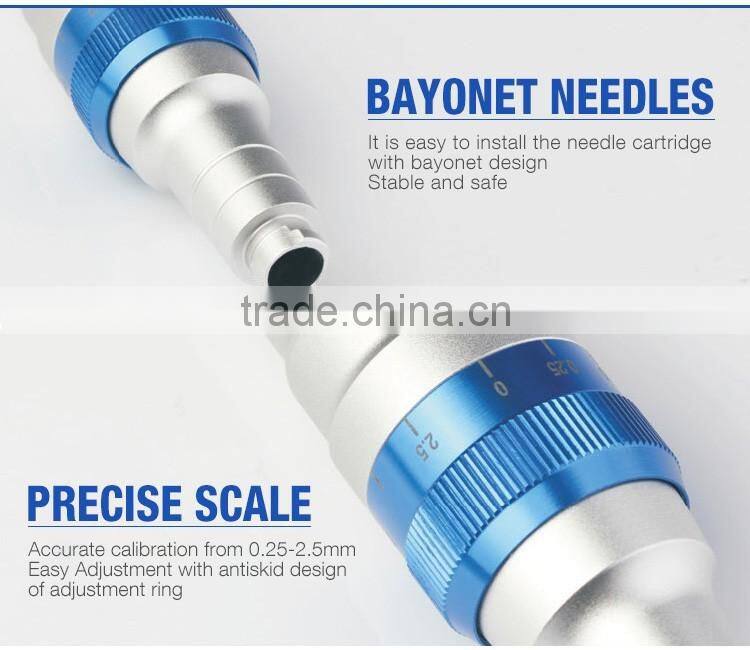 2017 Newest rechargeable microneedle nano Dr.pen with replaceable needle cartridge Ultima A6 Electric Dermapen