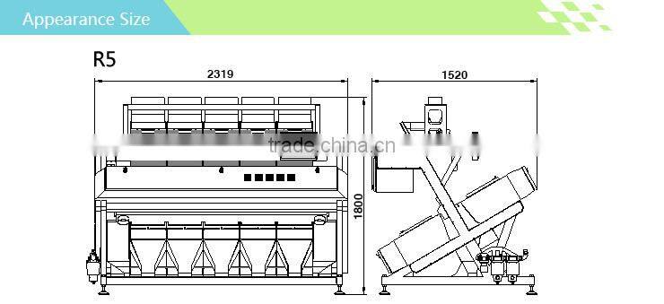sorting machine ccd sensor good perfect color sorter machine parboiled rice ccd camera color sorter machine