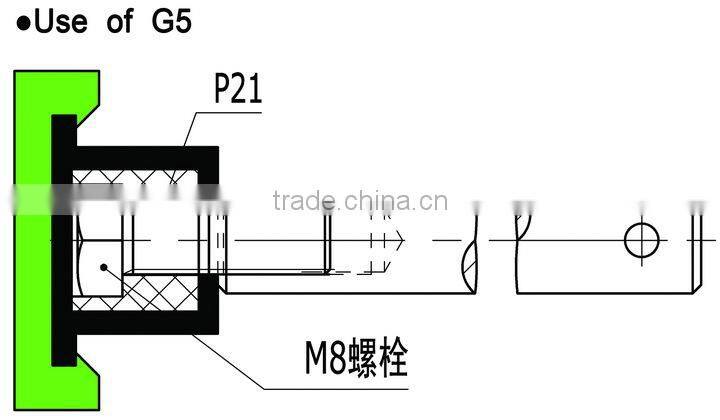 G5 Profile Side Guiderail for conveyors