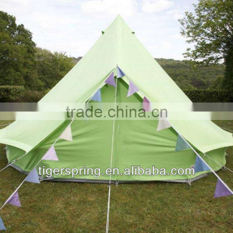 Luxury Canvas Camping Tent 5 person Camping Teepee Tent