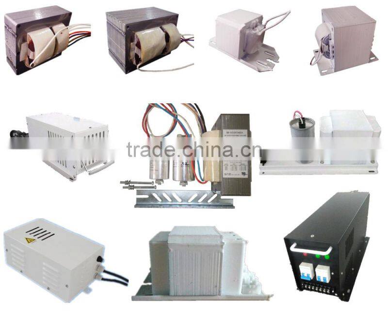 US/American Standard Commercial 600w 1000w HPS MH Grow Lamp Compatible Compact Design HID Magnetic Ballast Gear Box