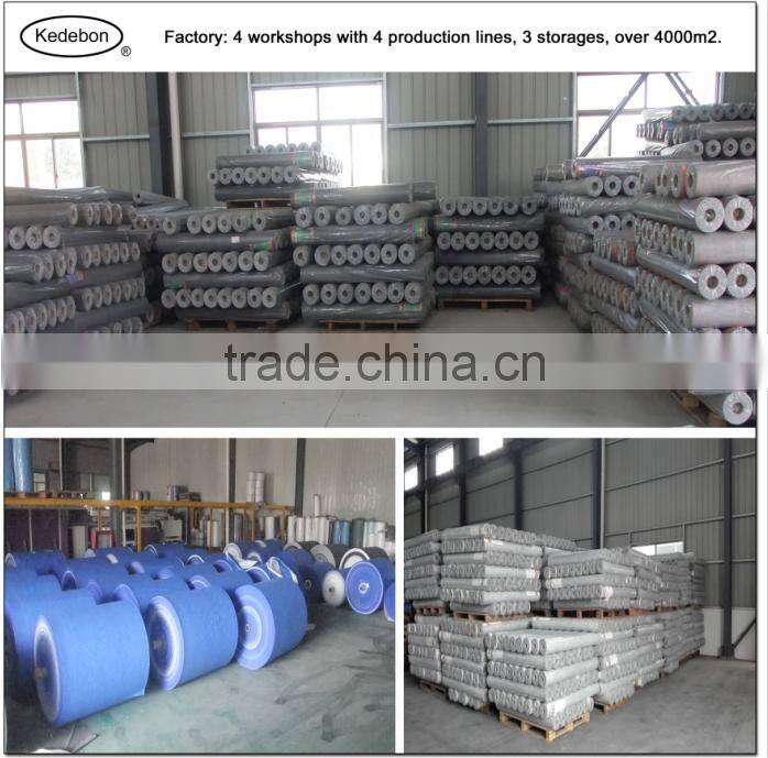 Waterproof and breatheradle housewrap paper or roofing membrane
