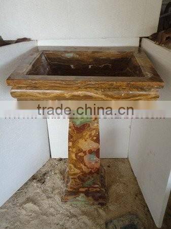 BEST DESGINE ONYX PEDESTALS SINKS AND BASINS