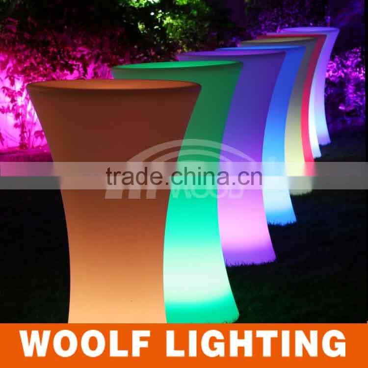 LED furniture 16 colors RGB changing led bar table