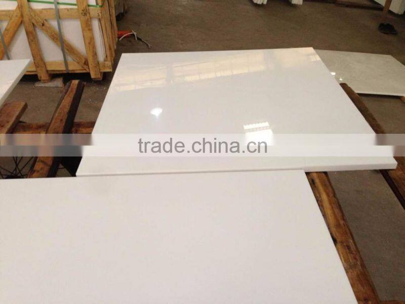 Pure white Nano glass slabs/crystallized glass slab