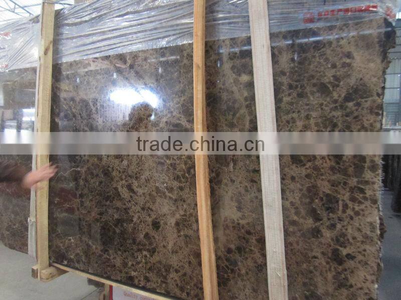 Dark emperador marble slab of extra class