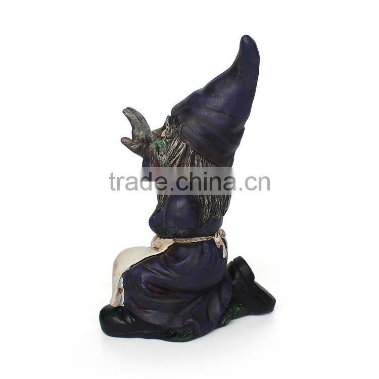 Customized polyresin zomnie as halloween ornamenets