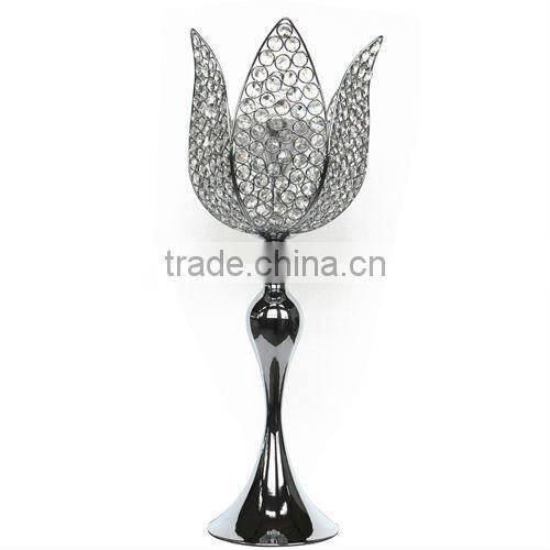 pretty crystal centerpieces votives table lamp