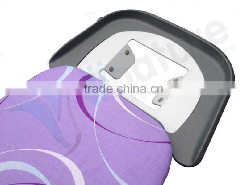 wheels ironing boards with plastic iron rest