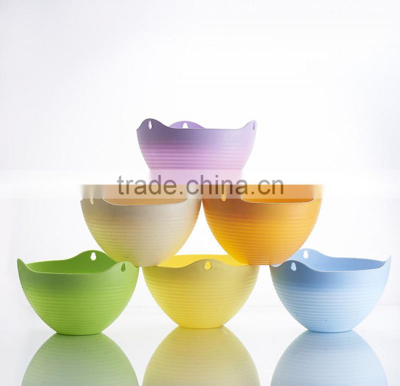 Hanging Flower Plant Pot Chain Plastic Planter Holder Indoor Outdoor Basket Gardening