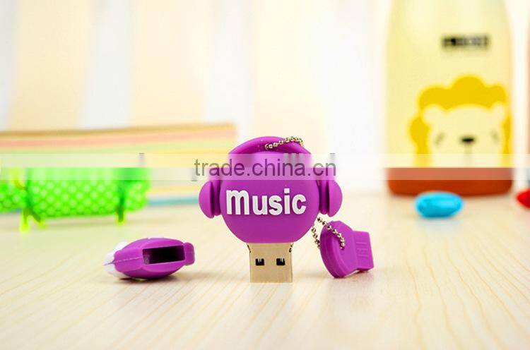Promotion gift The new music man design usb flash drive 32MB to 128GB