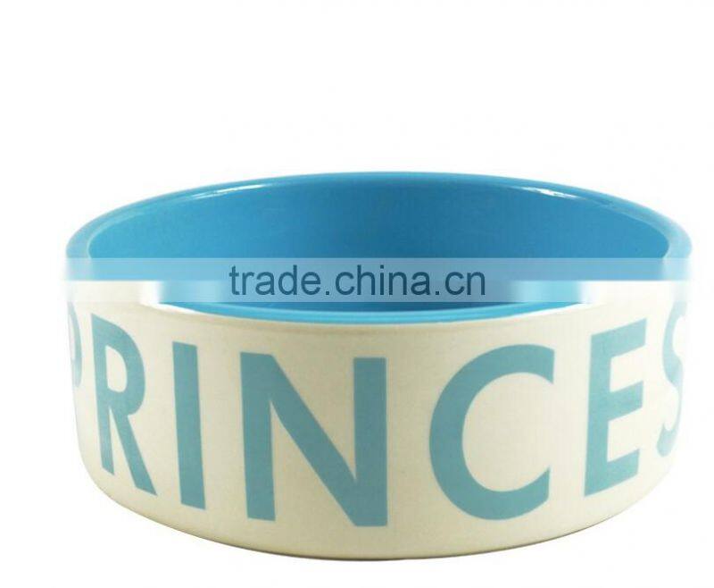 dog paw printing ceramic bowl pet ceramic bowl dog bowl cat bowl