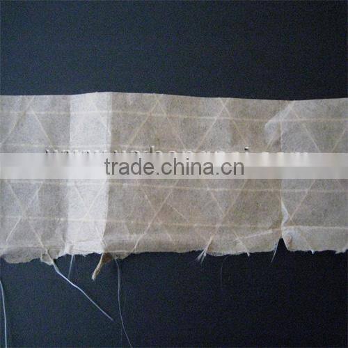 Naturel colored tape with thread inside paper