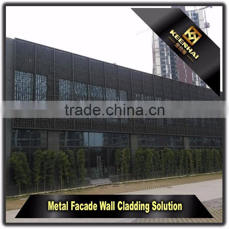 201 304 316 Stainless Steel Decorative Exterior Perporated Metal Wall Cladding