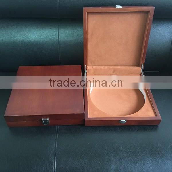 Natural wood carvings leather belt packaging box, solid wood packaging storage of box