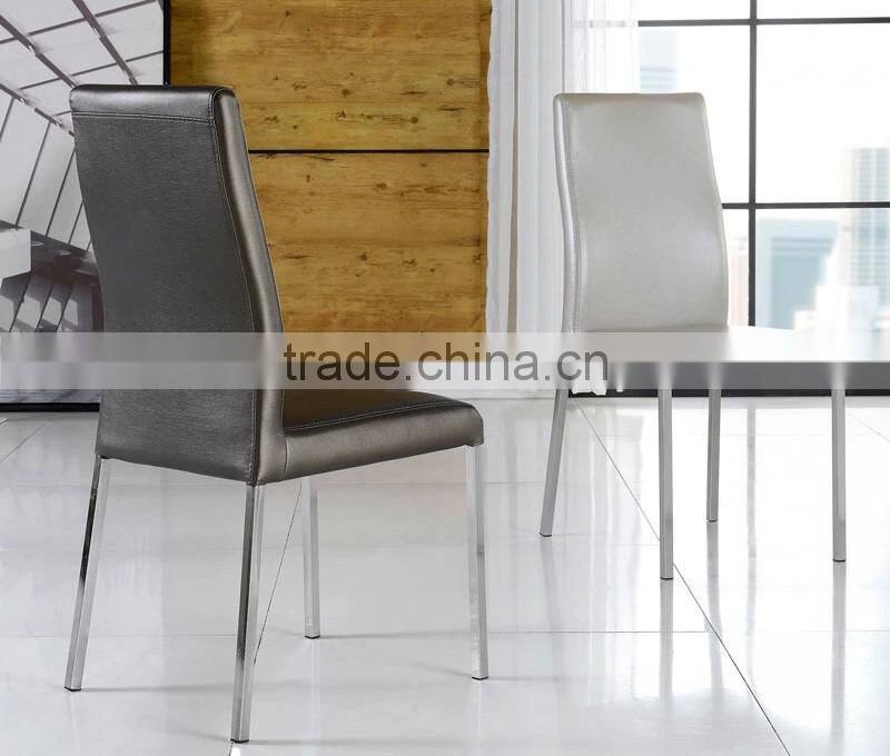 Simple appearance hot sell stainless steel dining chair